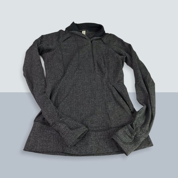 Lululemon Half Zip Pullover Women's 2 Gray